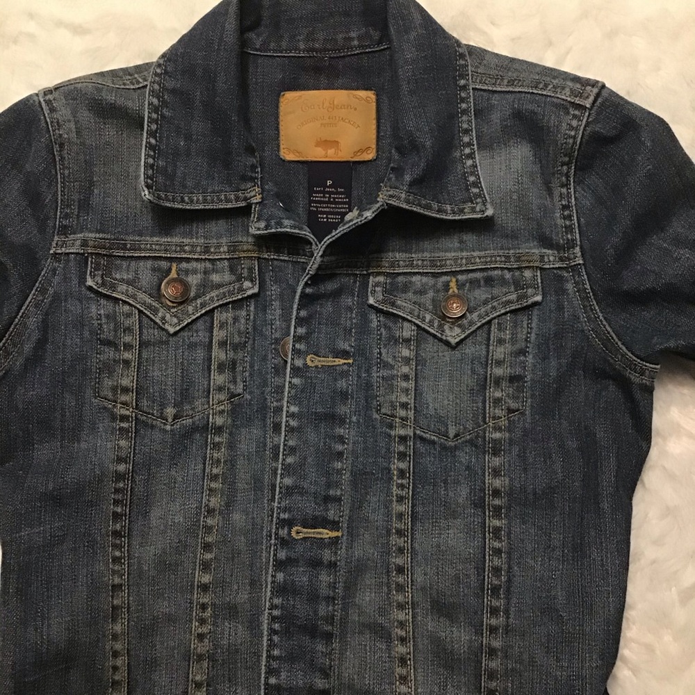 Earl Jean Original 443 Denim Jacket Petite - Picture 4 of 11